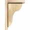 Ekena Millwork Carmel Rough Sawn Corbel w/Backplate, Douglas Fir, 6"W x 8"D x 12"H COR06X08X12CAR01RDF - alternate 2